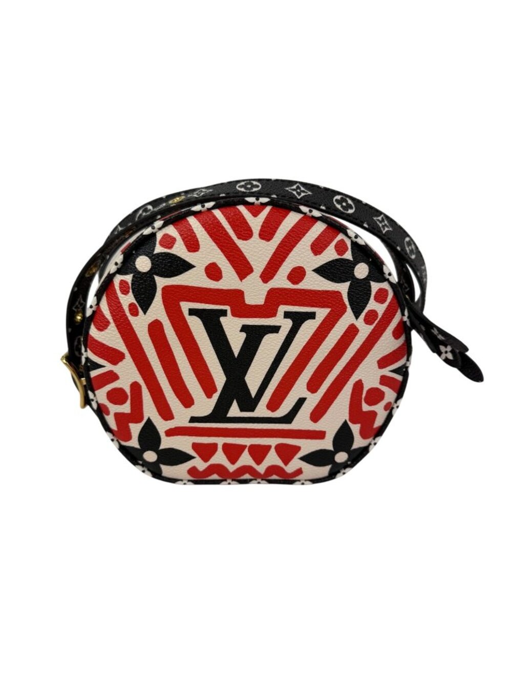 Louis Vuitton Monogram Giant Crafty Boite Chapeau Souple PM Crossbody Bag Rouge